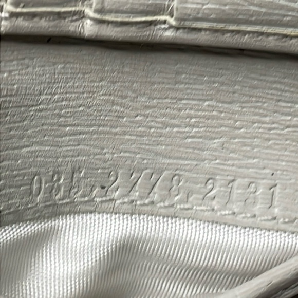 Gucci Leather Piston Lock Jackie Wallet Compact Ivory Gray - Picture 15 of 17